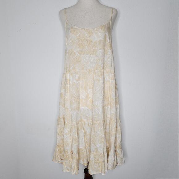 NWOT Roxy Juniors Beige/Teen Dream Dress Size Large - Picture 1 of 9